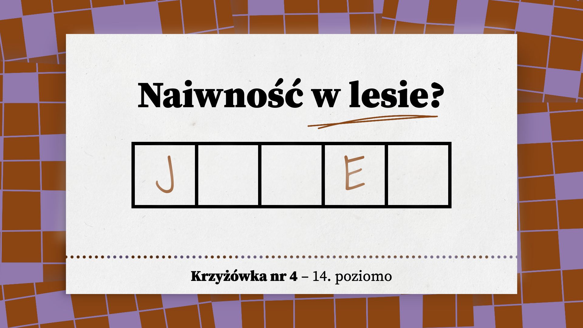 Naiwność w lesie