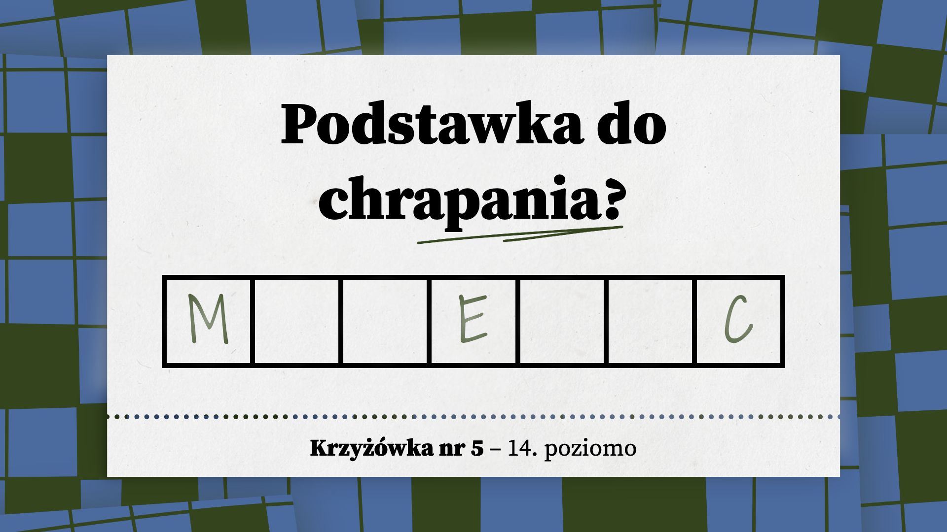 Podstawka do chrapania