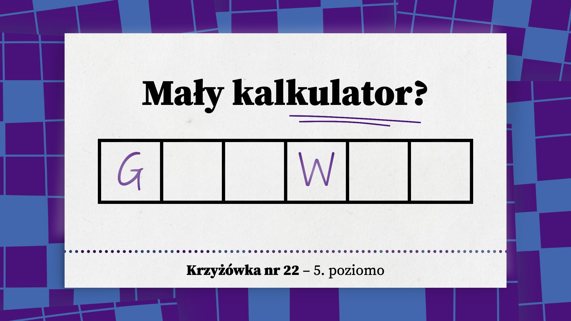 Mały kalkulator