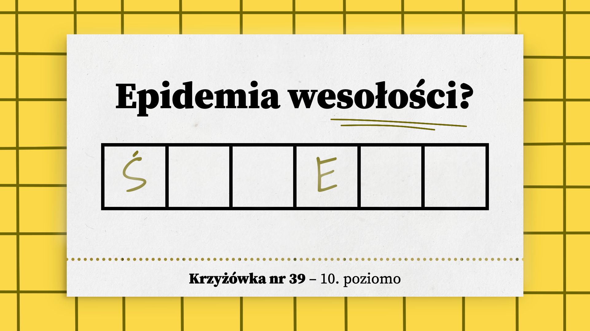 Epidemia wesołości