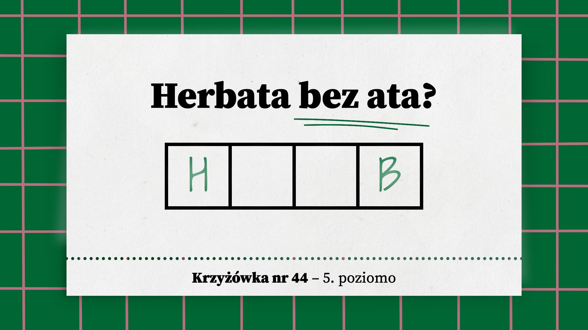 Herbata bez ata