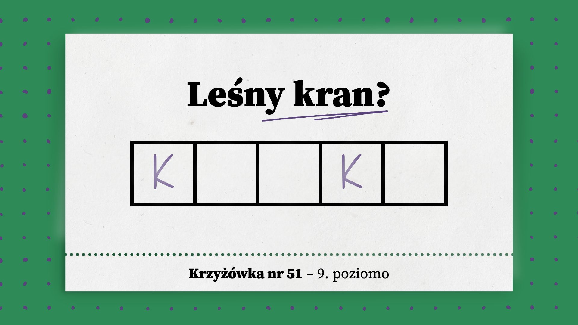 Leśny kran