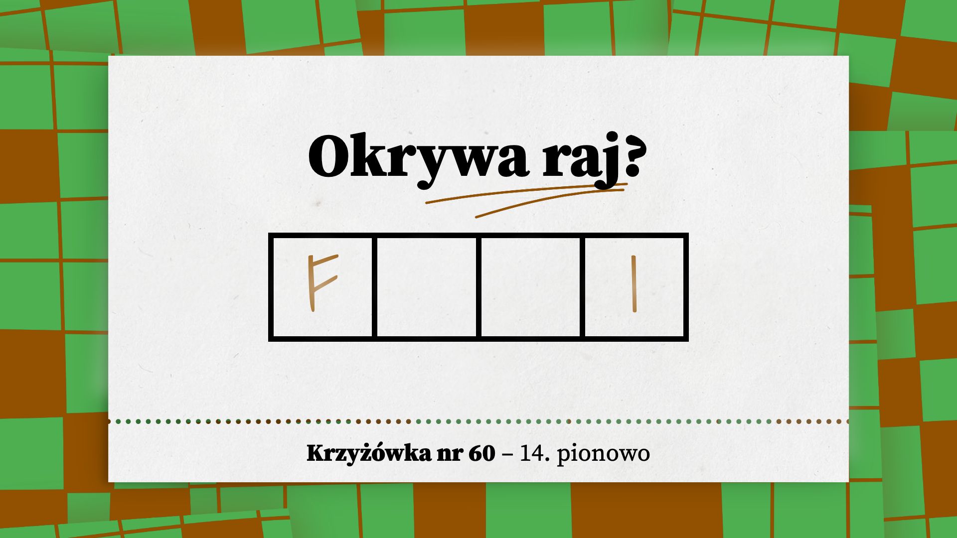 Okrywa raj