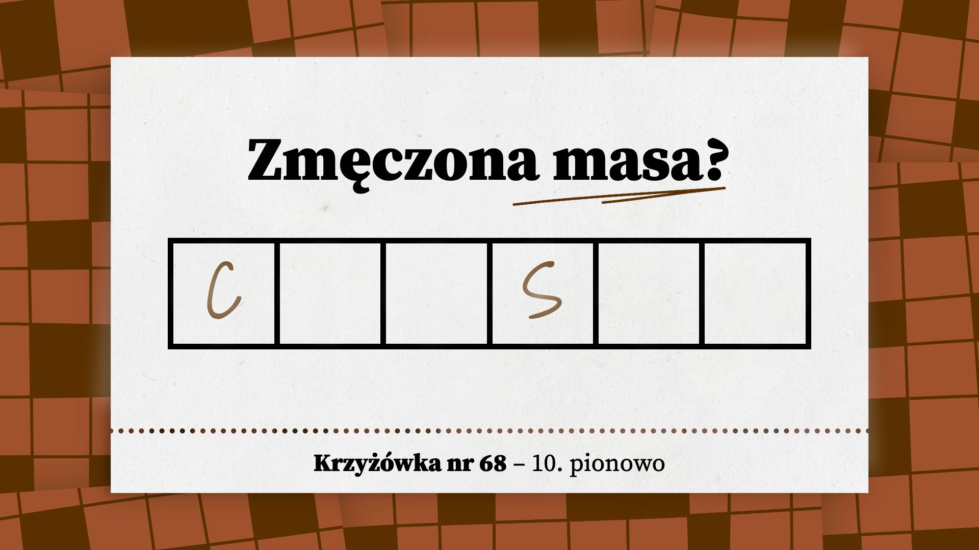 Zmęczona masa