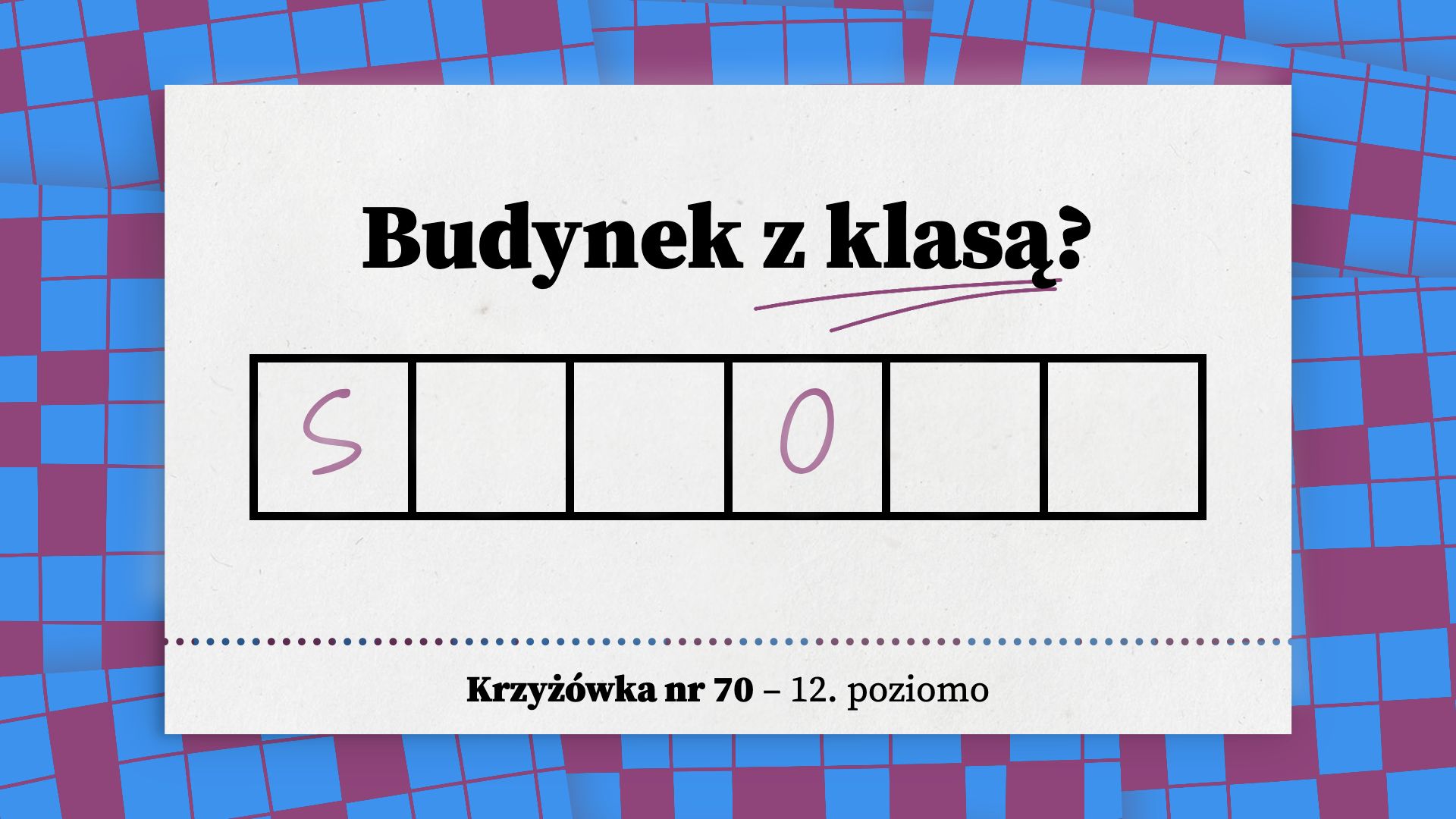 Budynek z klasą