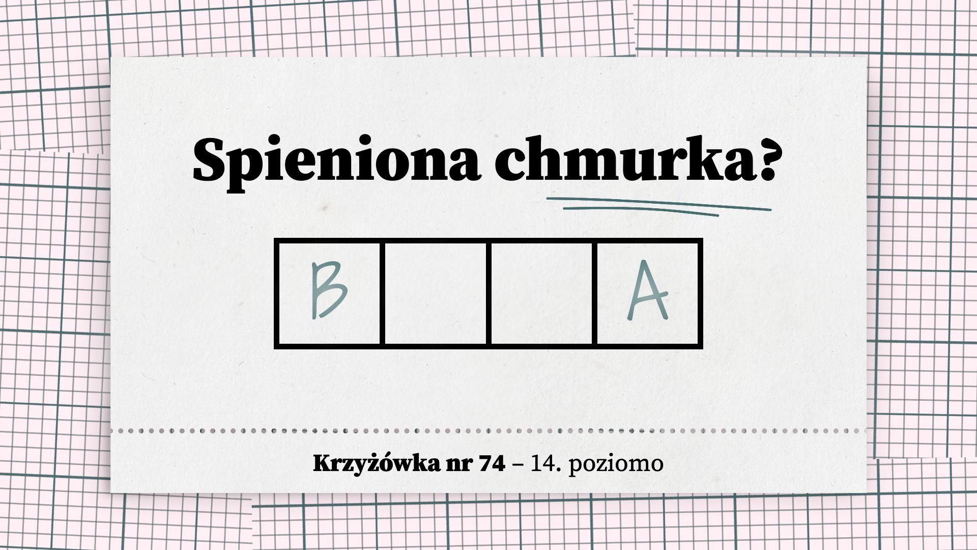 Spieniona chmurka