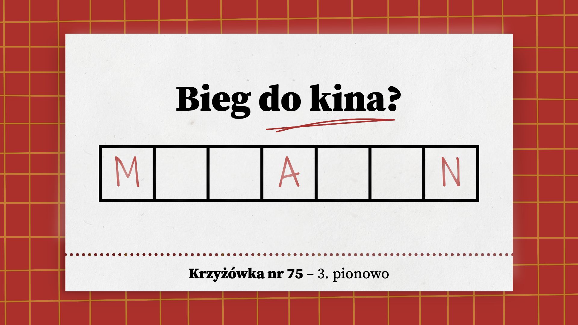 Bieg do kina