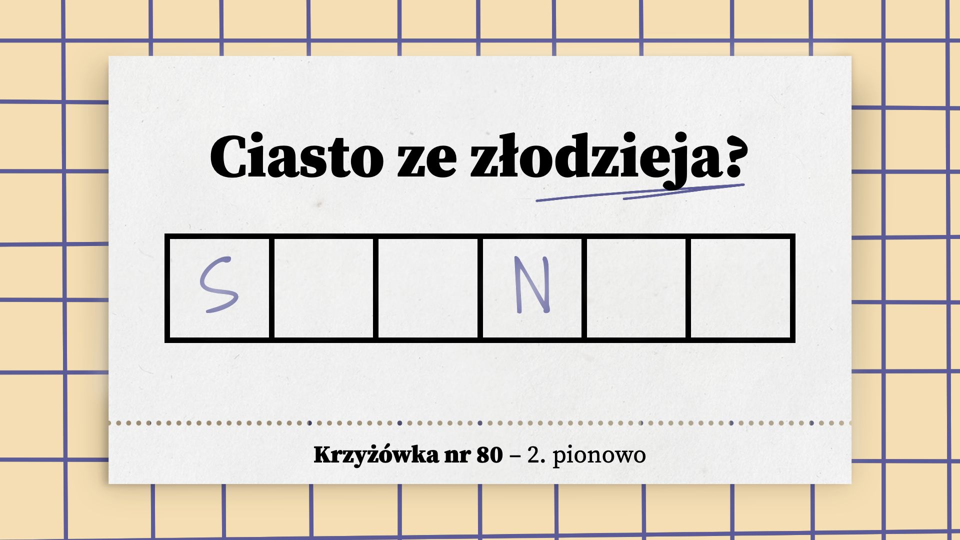 Ciasto ze złodzieja