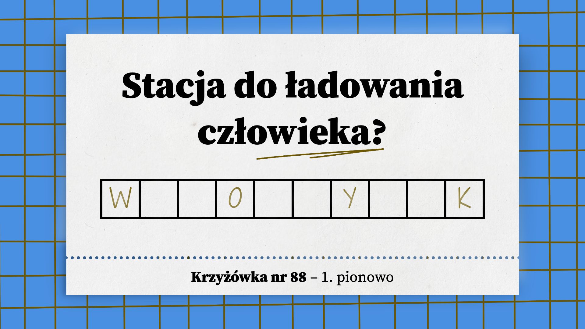 Stacja do ładowania człowieka