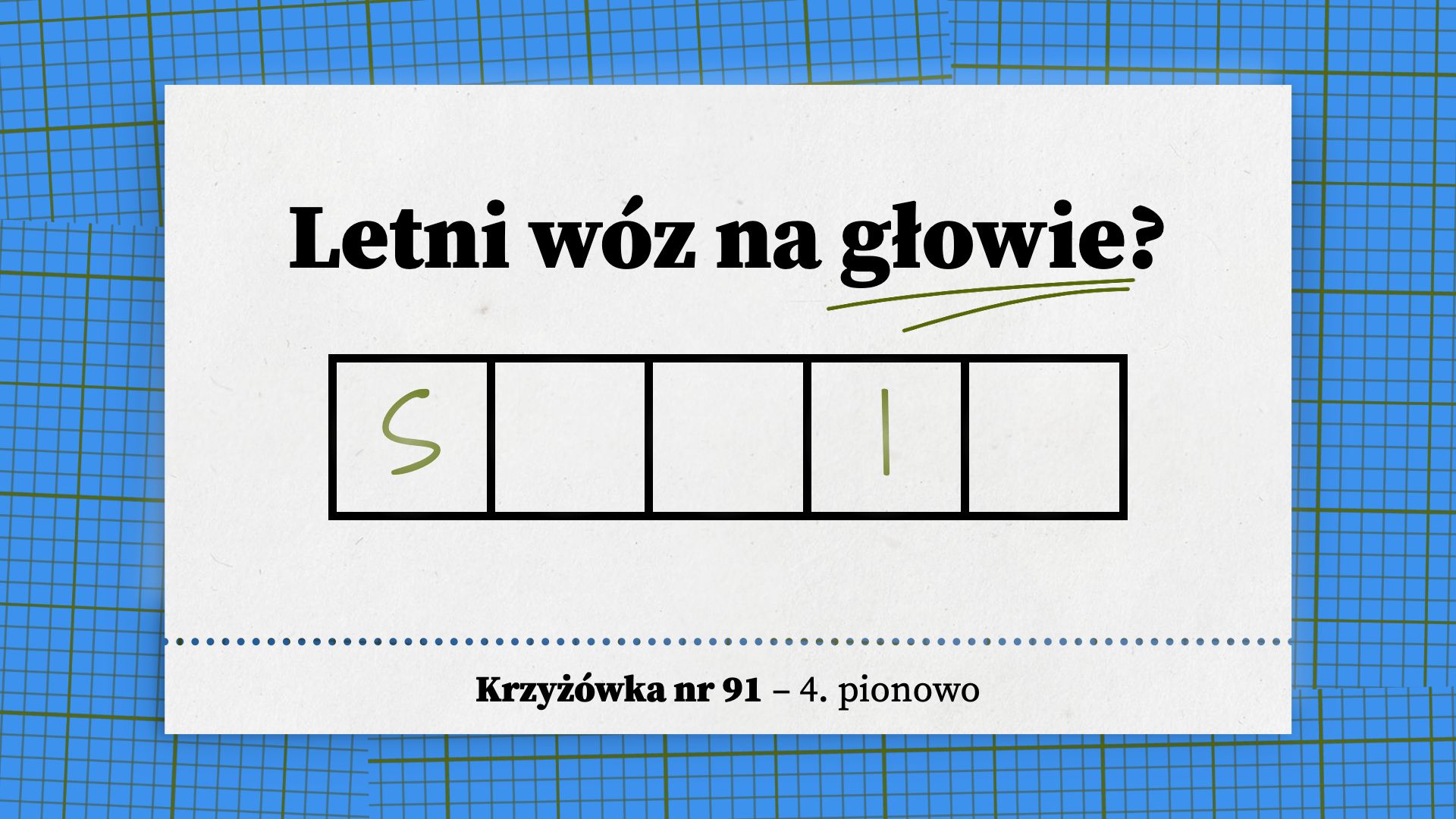 Letni wóz na głowie