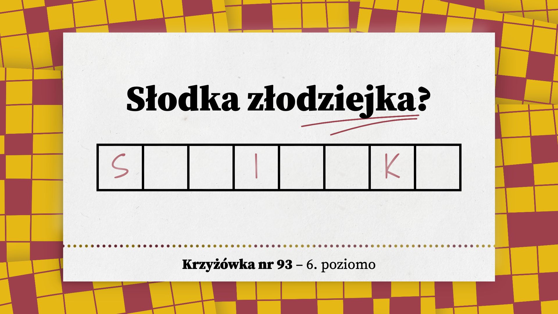Słodka złodziejka