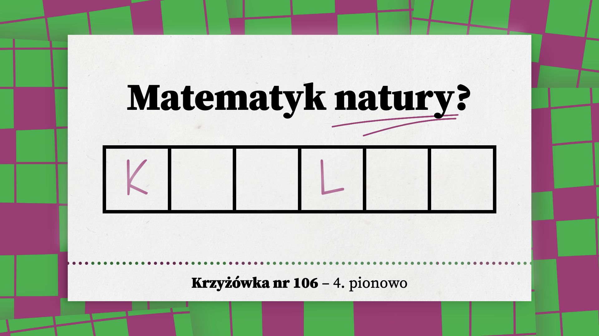 Matematyk natury