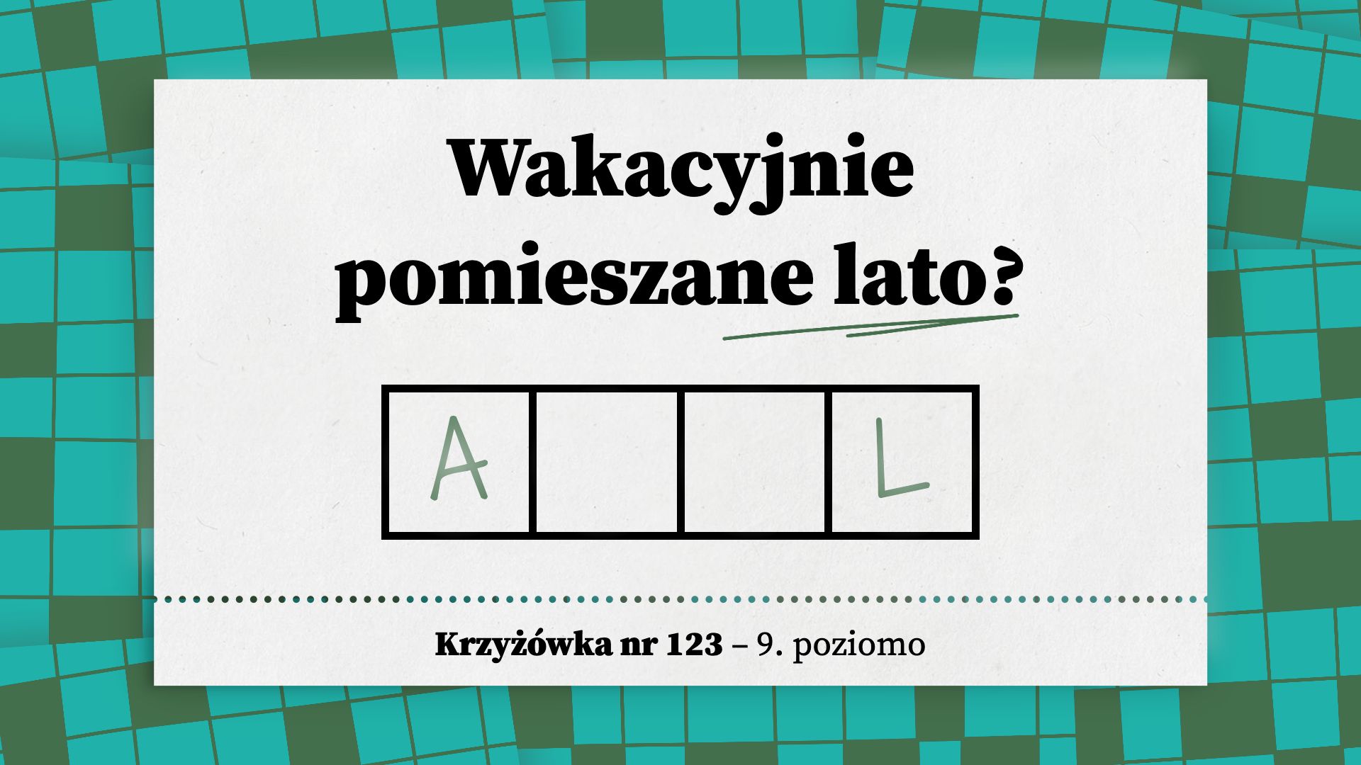 Wakacyjnie pomieszane lato