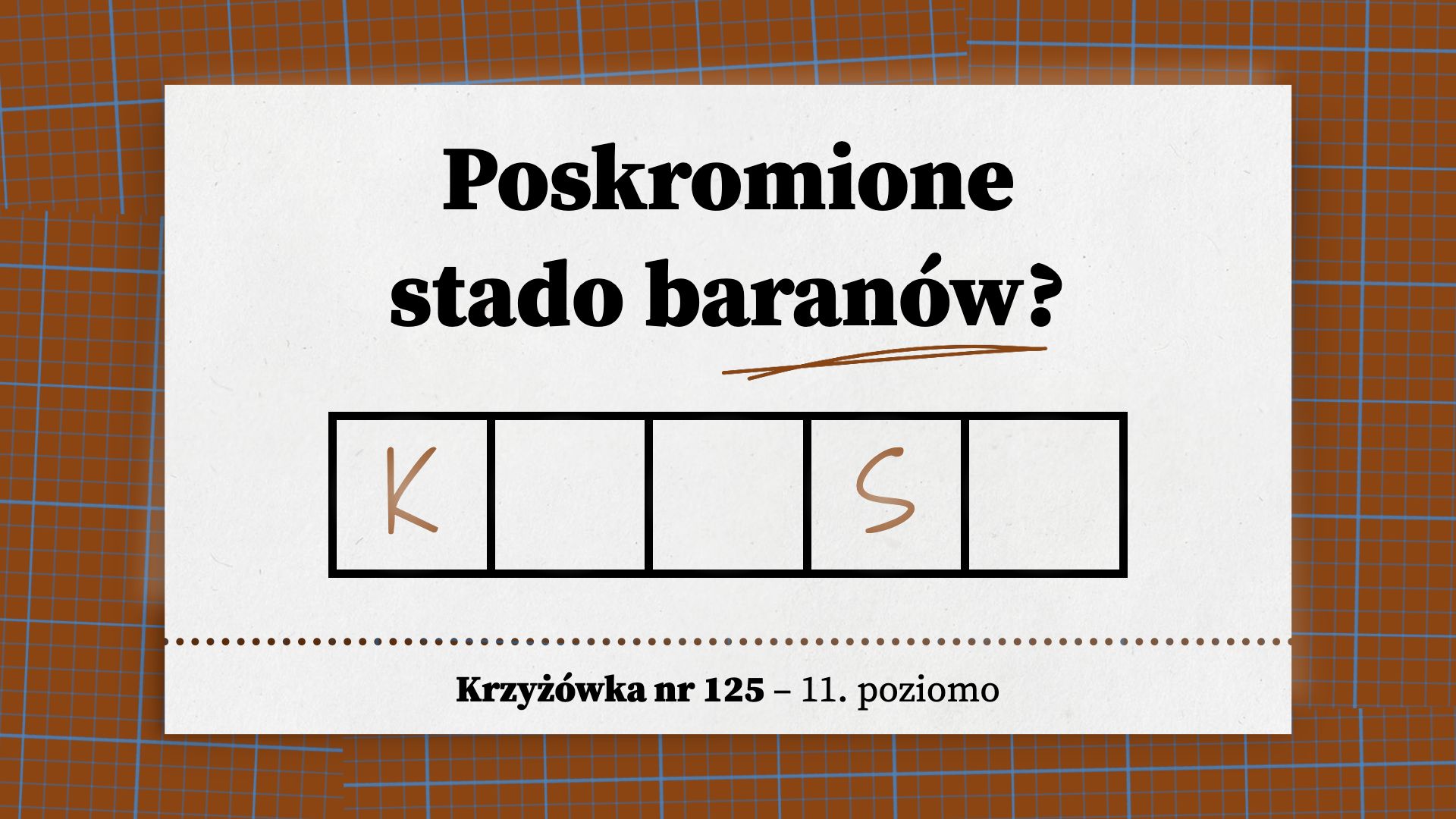 Poskromione stado baranów