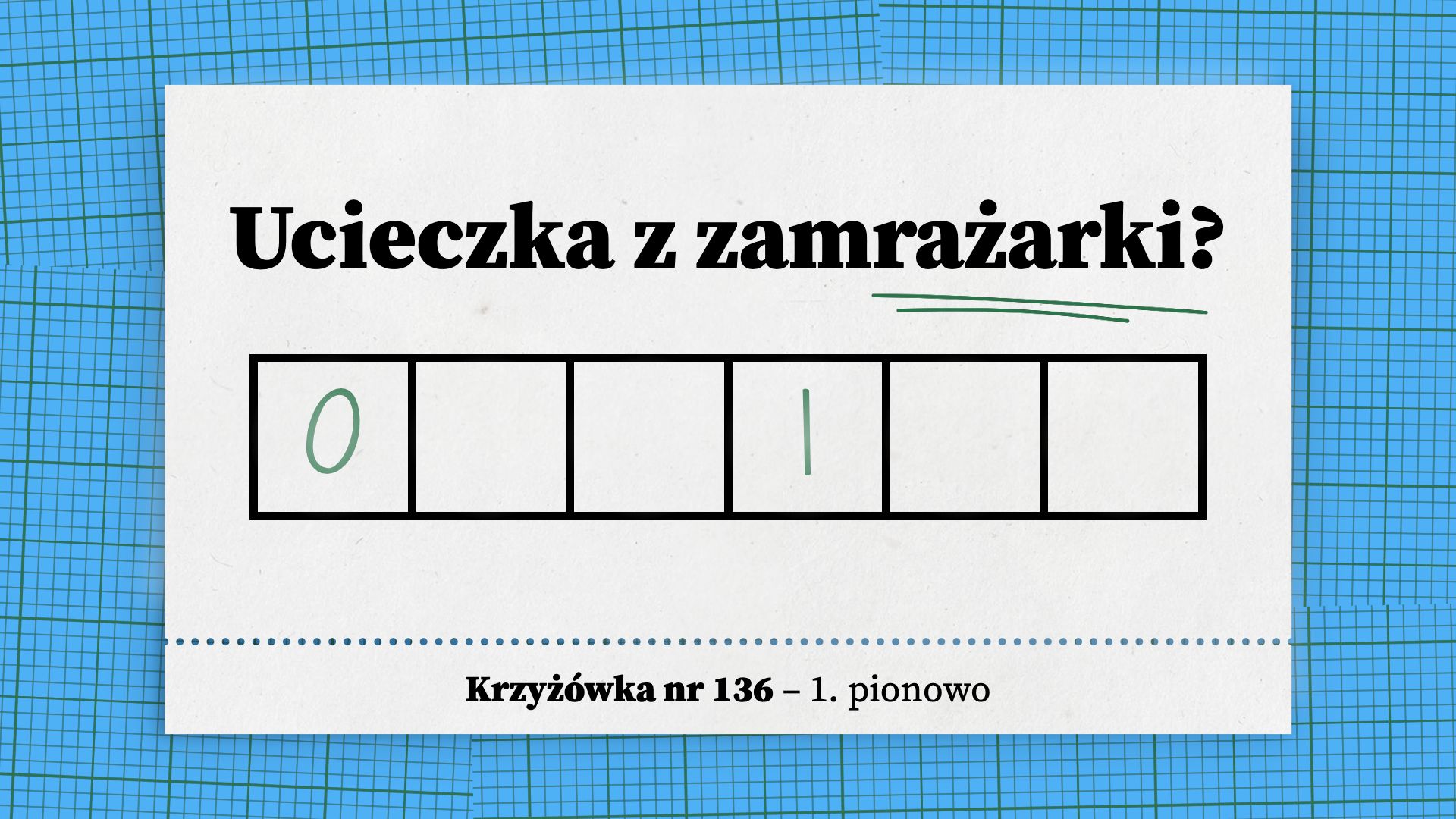 Ucieczka z zamrażarki