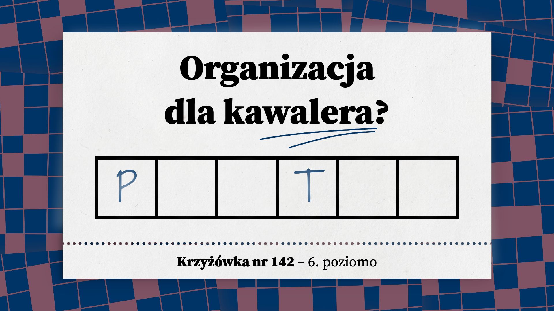 Organizacja dla kawalera