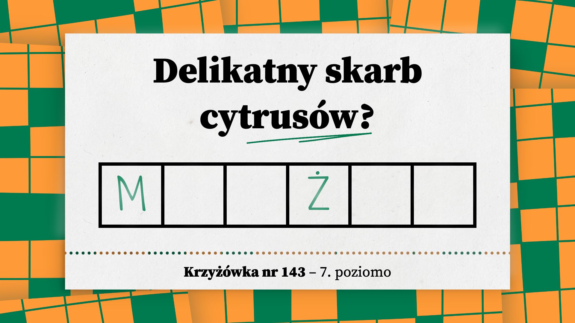 Delikatny skarb cytrusów