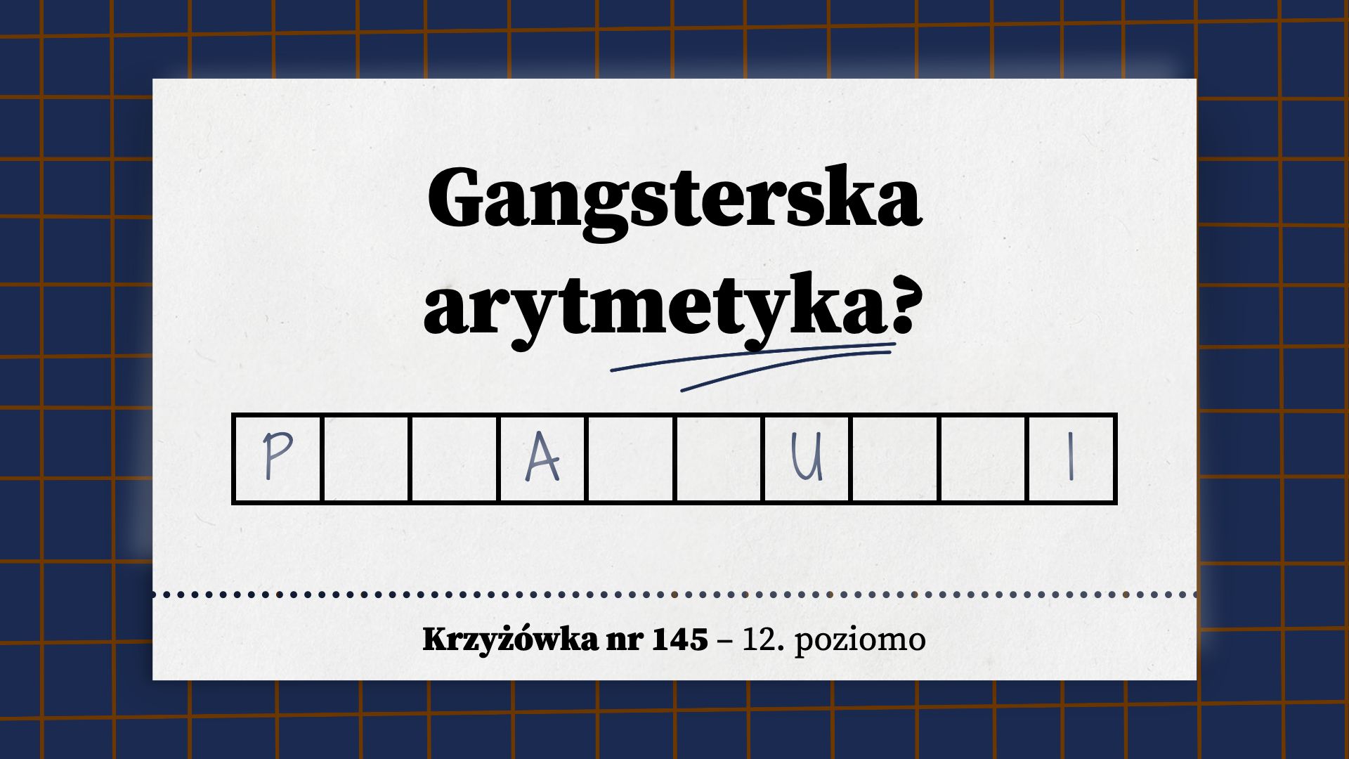 Gangsterska arytmetyka