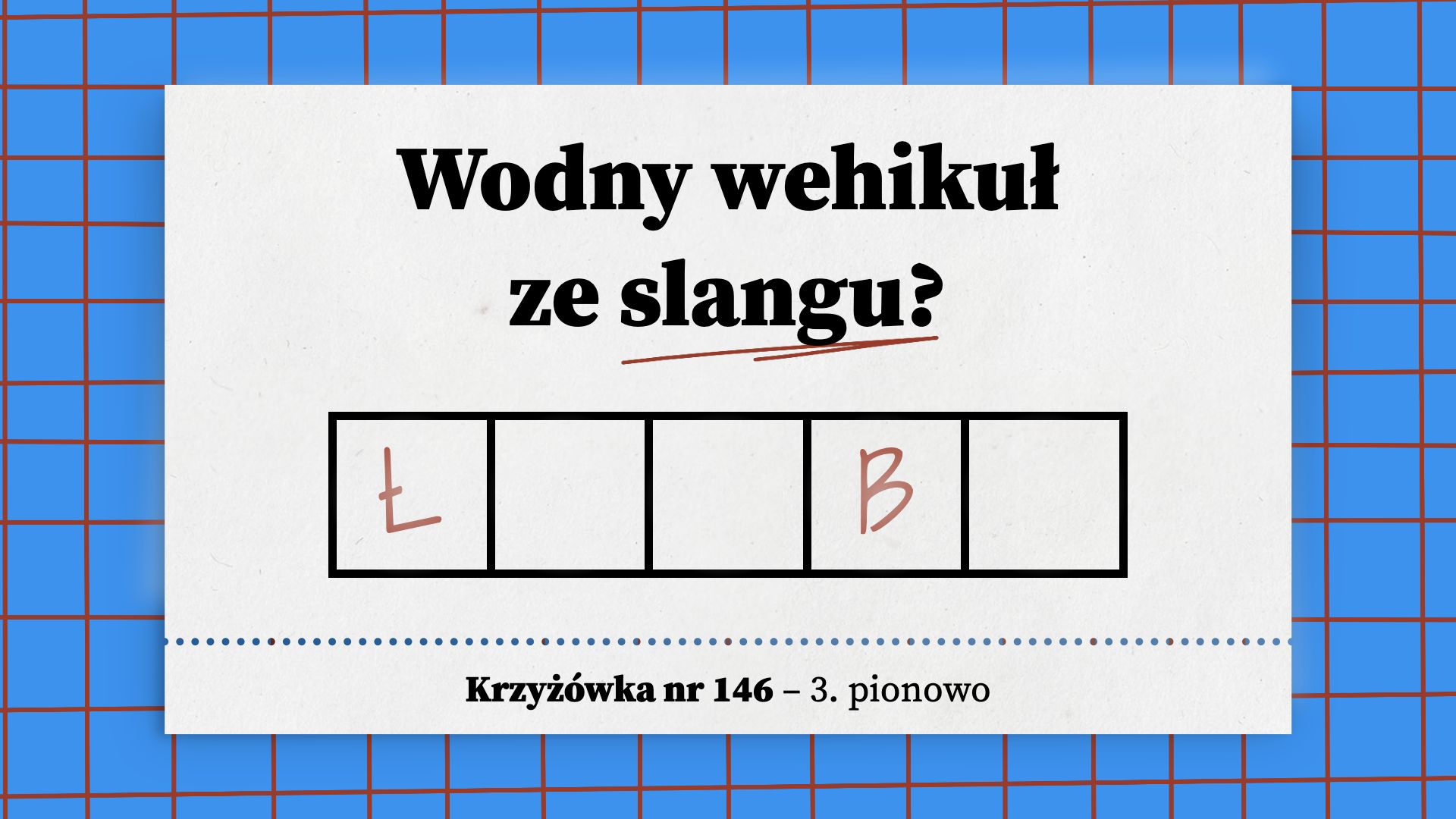 Wodny wehikuł ze slangu