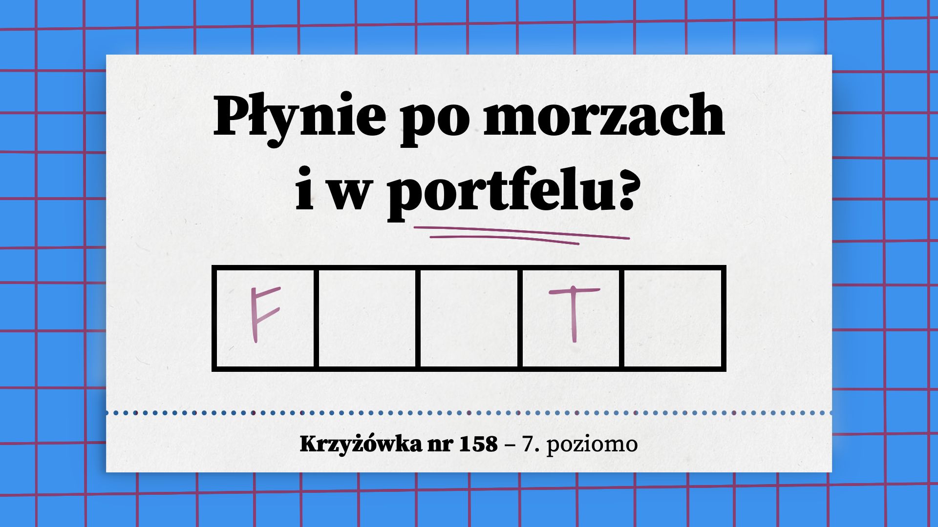 Płynie po morzach i w portfelu