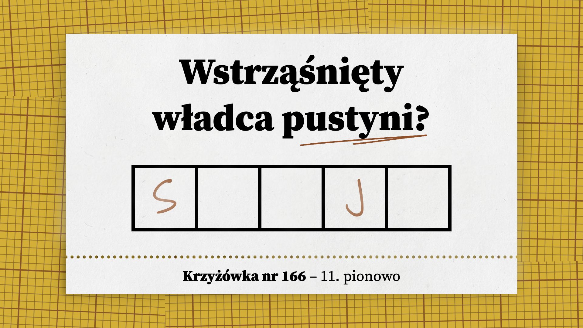 Wstrząśnięty władca pustyni