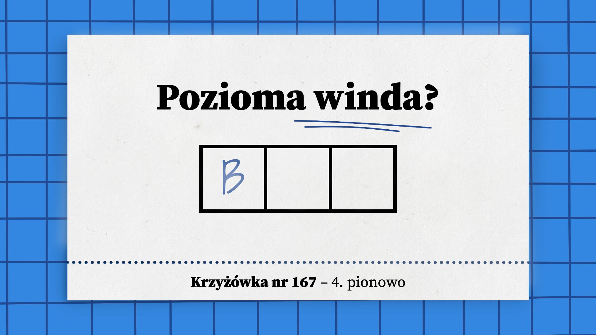 Pozioma winda