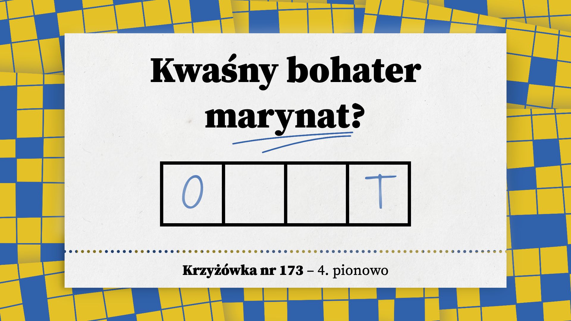 Kwaśny bohater marynat