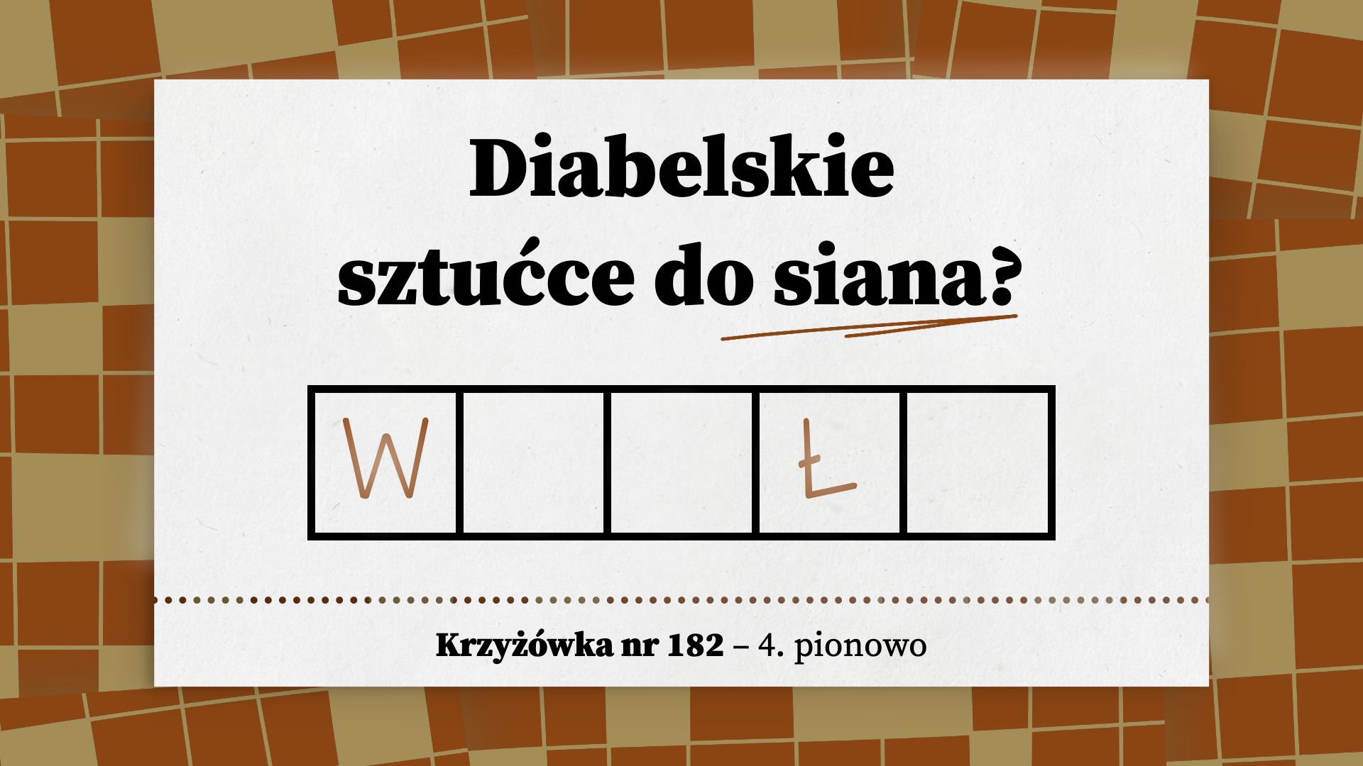 Diabelskie sztućce do siana