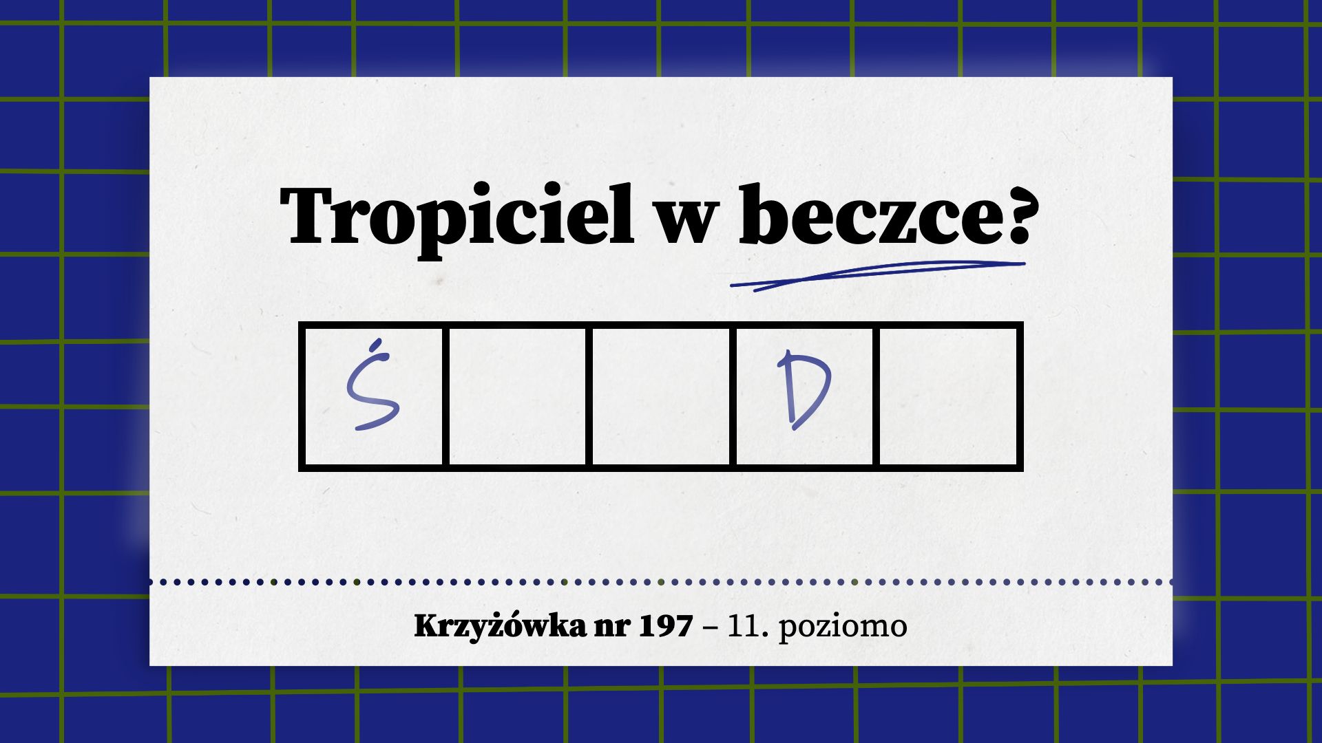 Tropiciel w beczce