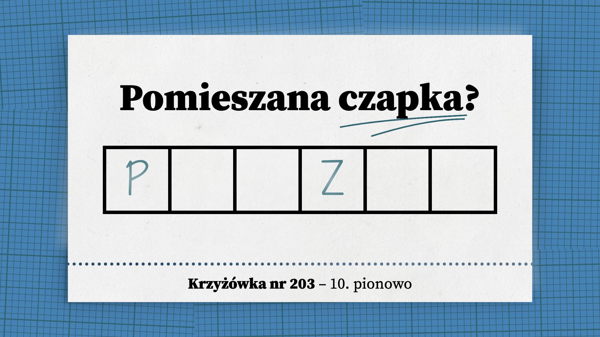 Pomieszana czapka