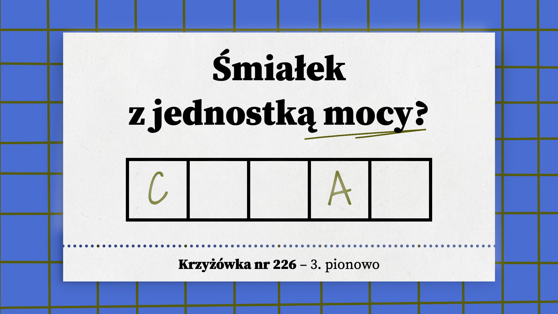 Śmiałek z jednostką mocy