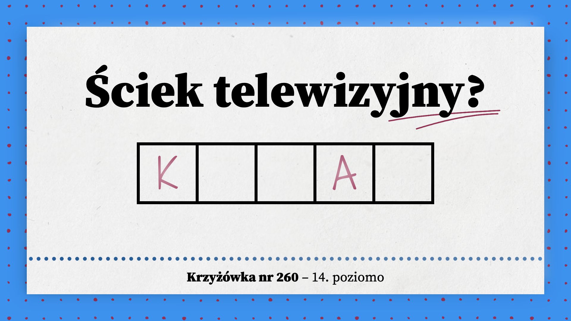 Ściek telewizyjny