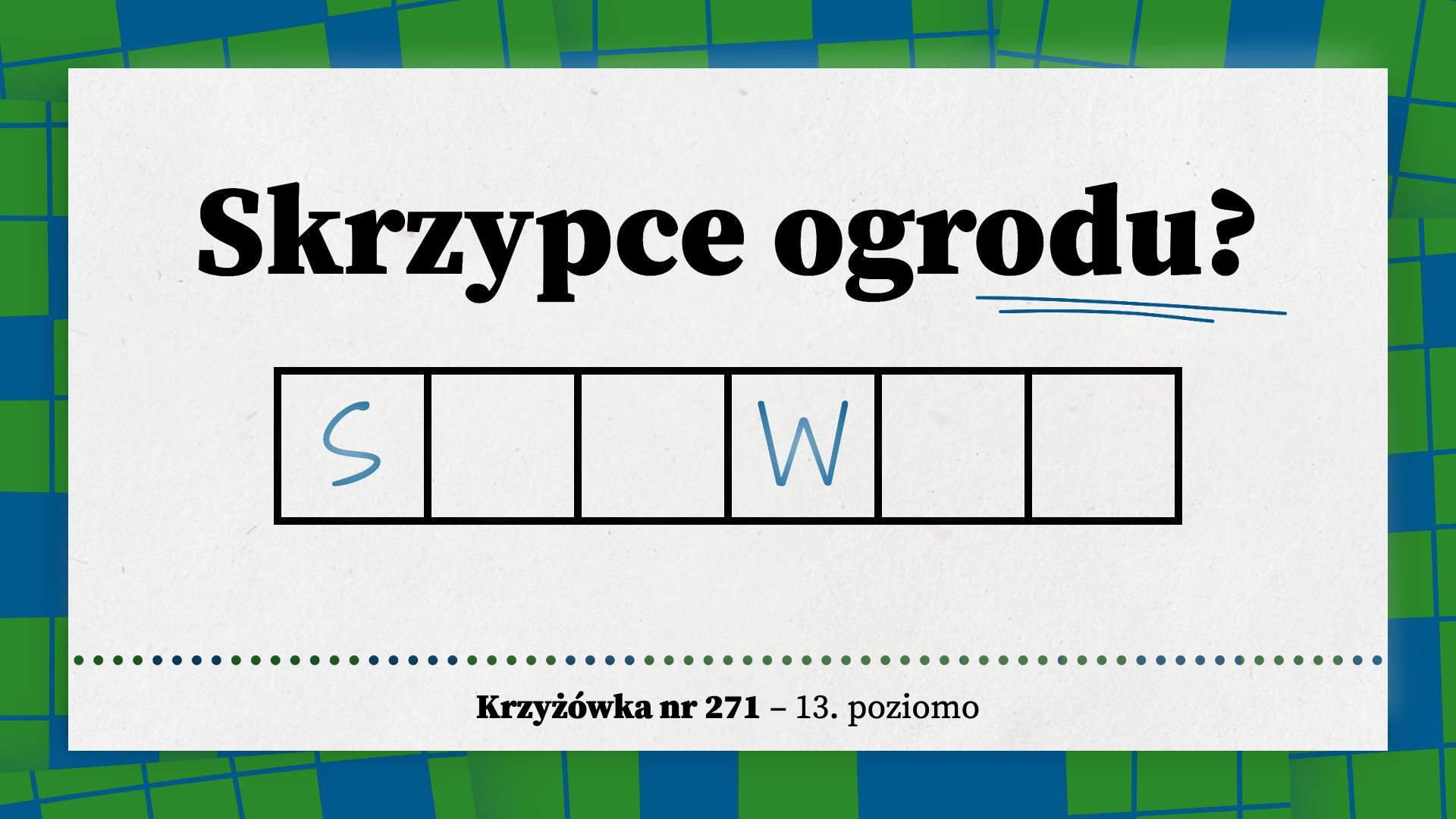 Skrzypce ogrodu