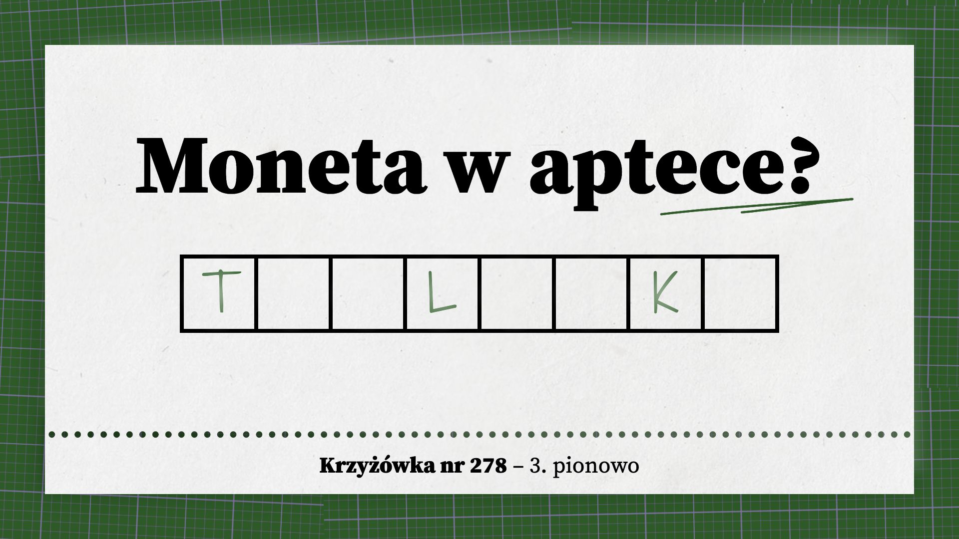Moneta w aptece