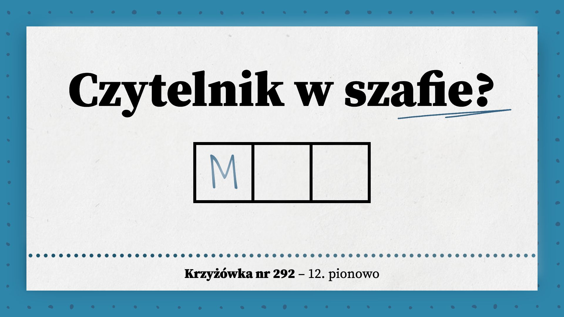 Czytelnik w szafie