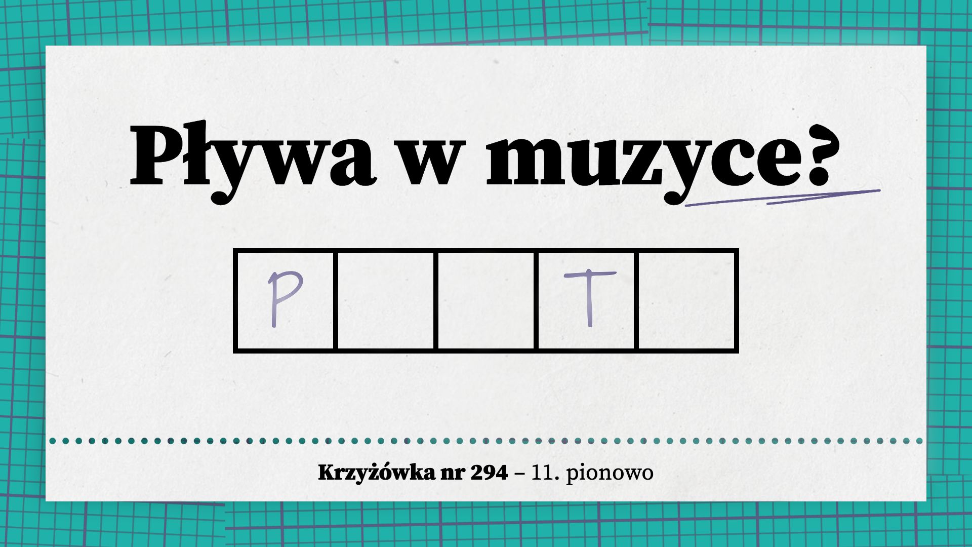 Pływa w muzyce
