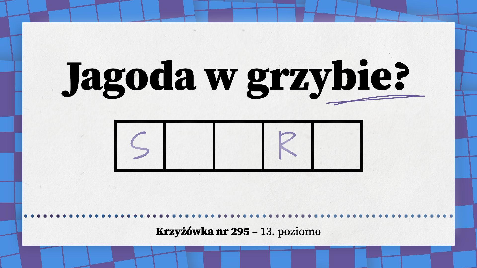 Jagoda w grzybie