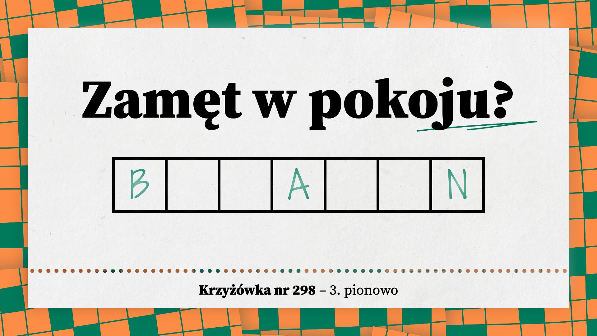 Zamęt w pokoju