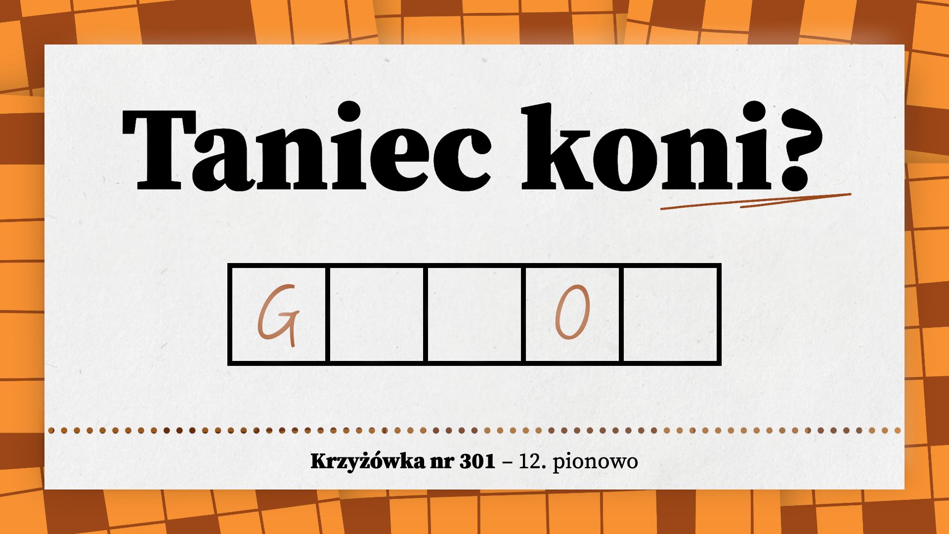 Taniec koni