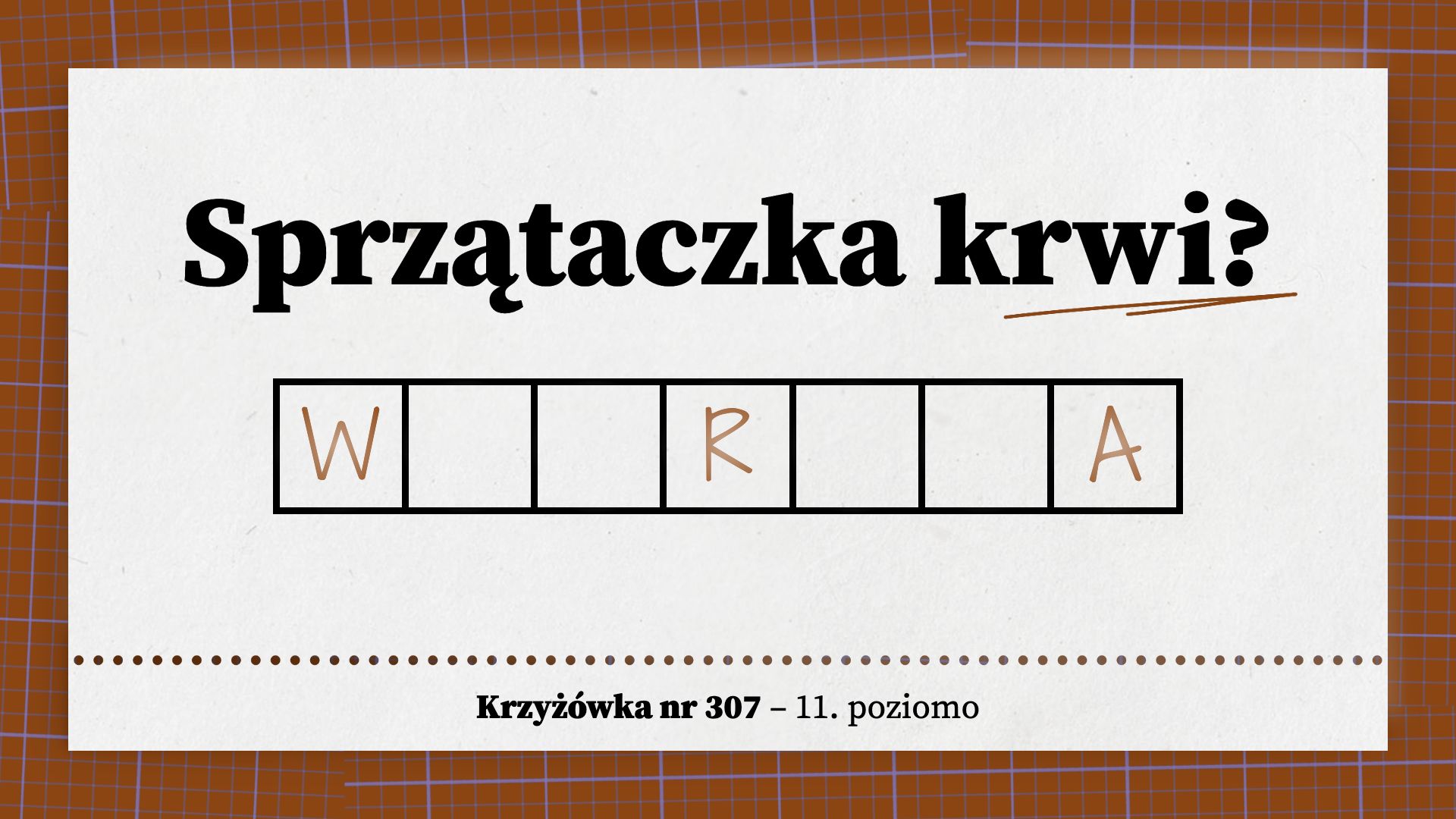 Sprzątaczka krwi
