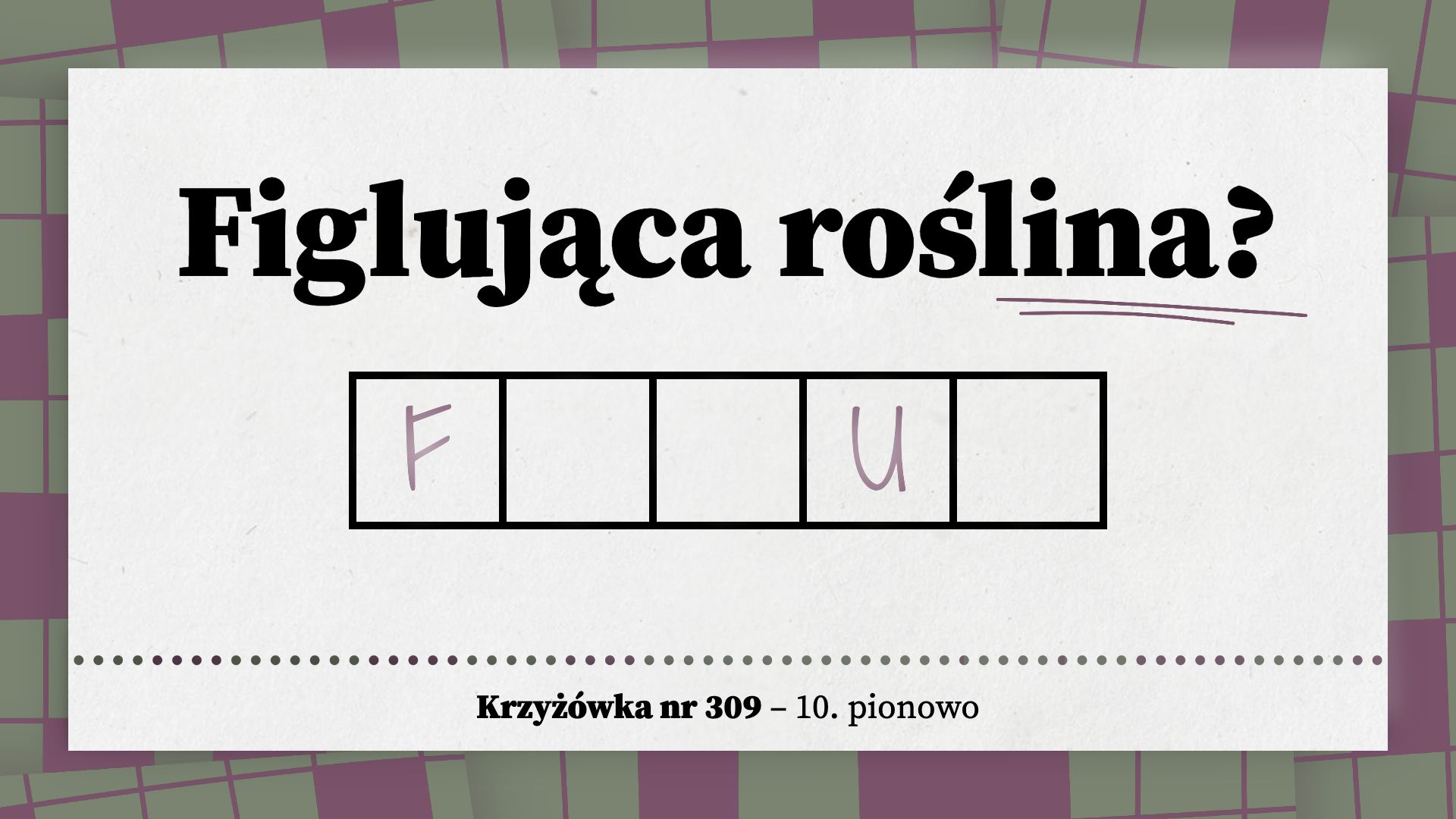Figlująca roślina