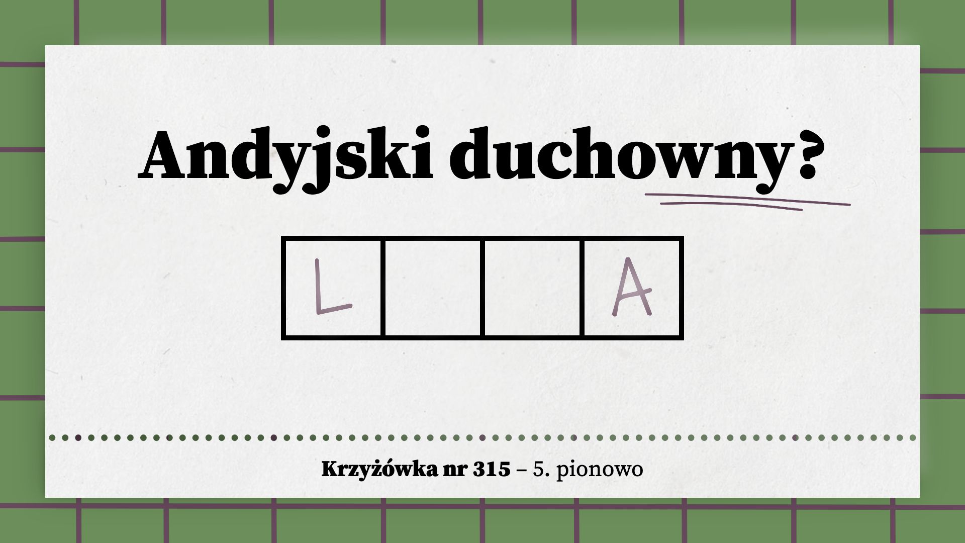 Andyjski duchowny