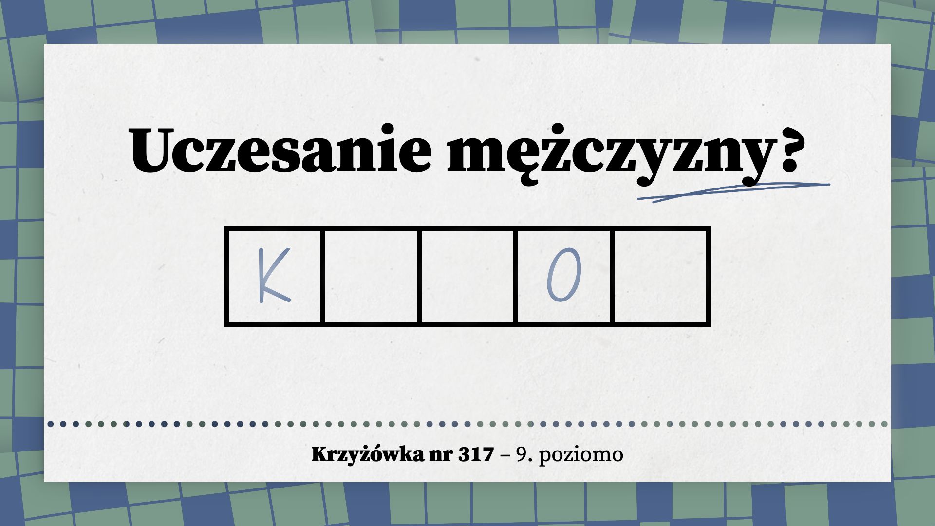 Uczesanie mężczyzny