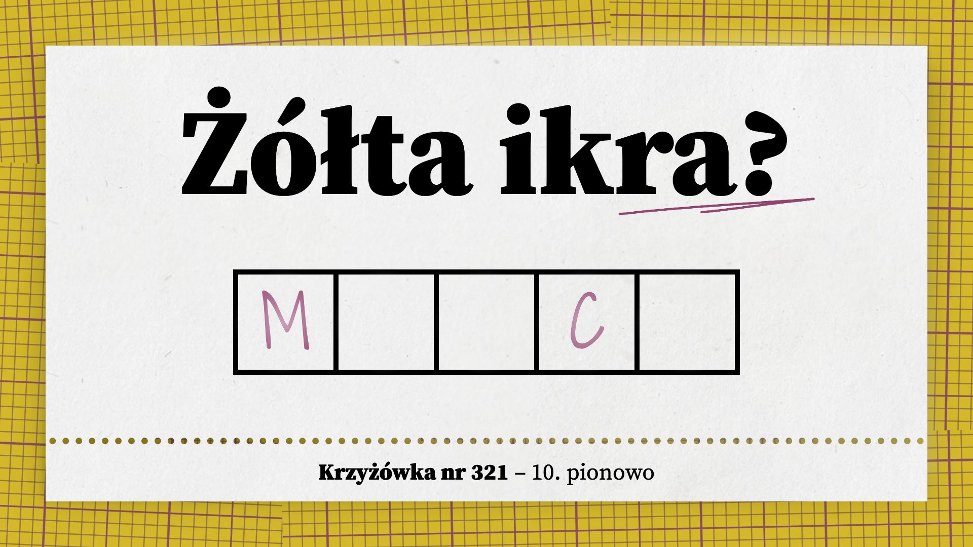 Żółta ikra