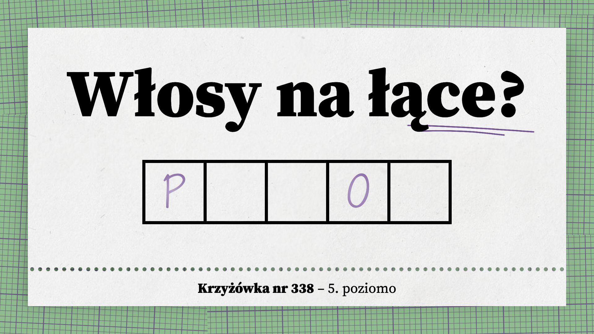 Włosy na łące