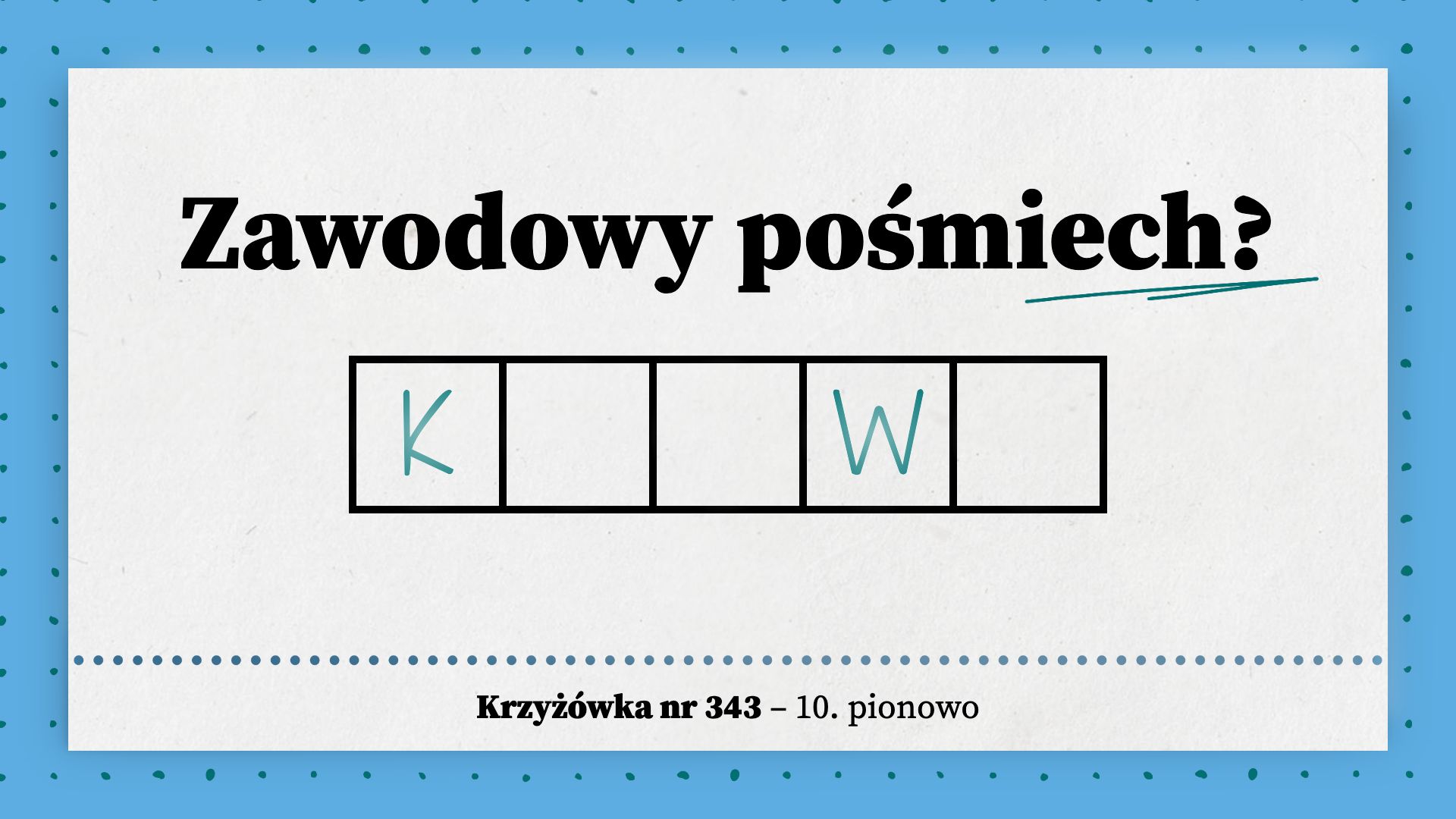 Zawodowy pośmiech