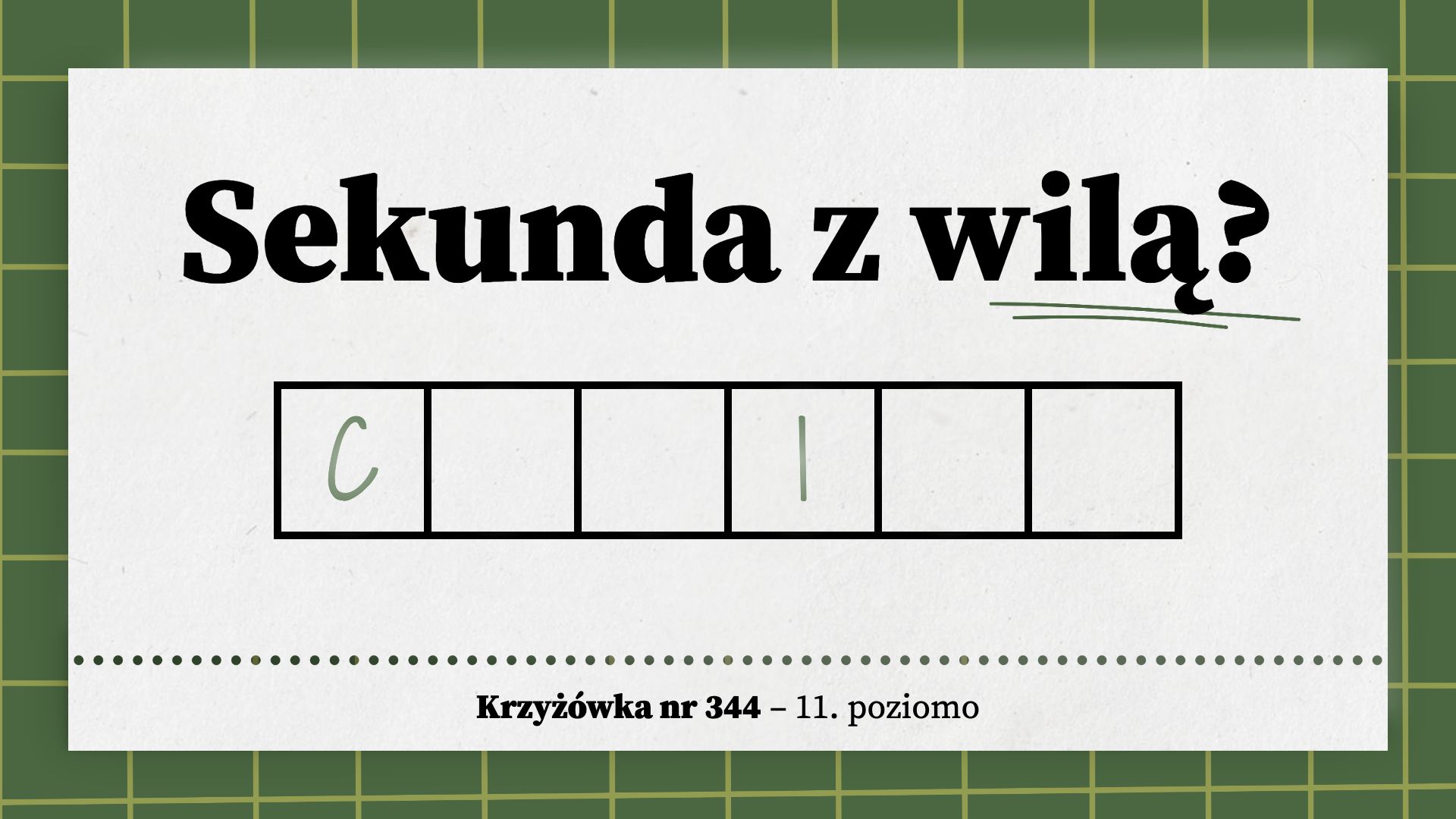 Sekunda z wilą
