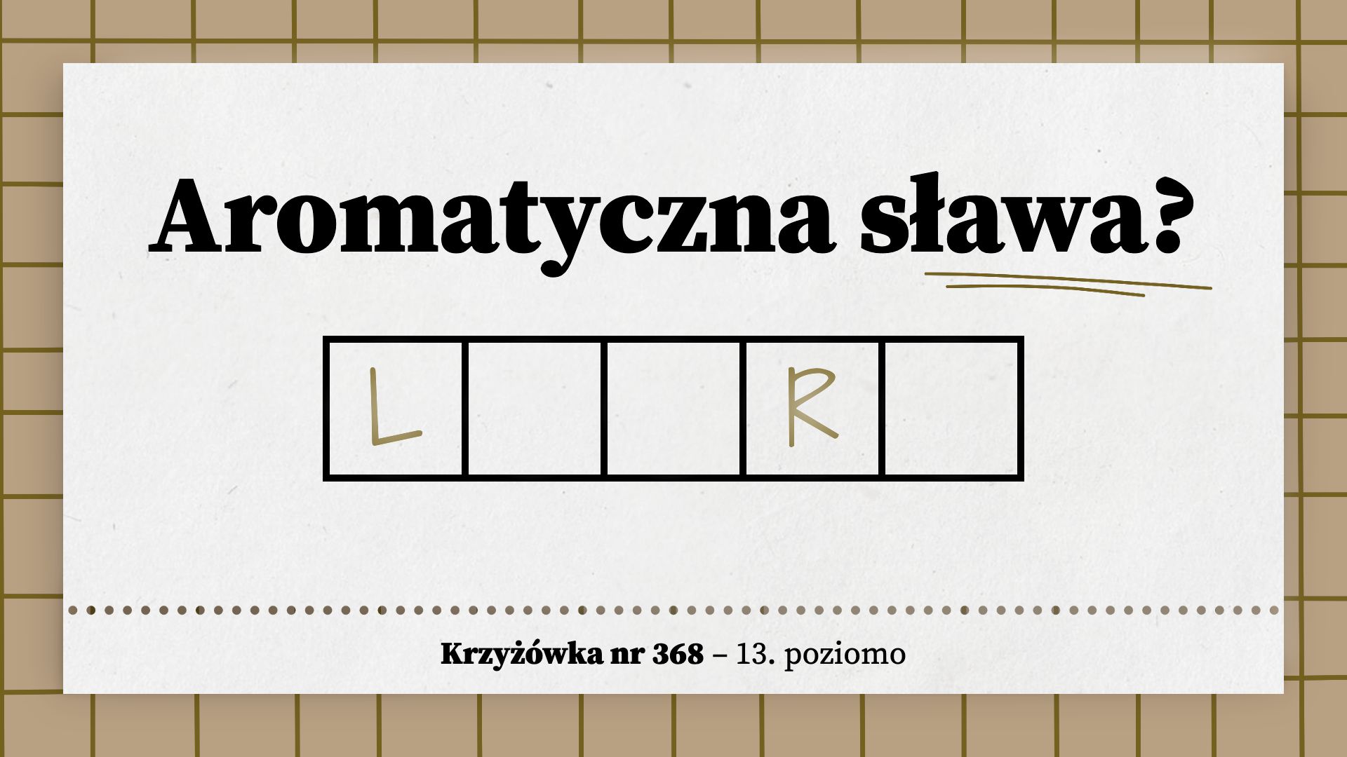 Aromatyczna sława