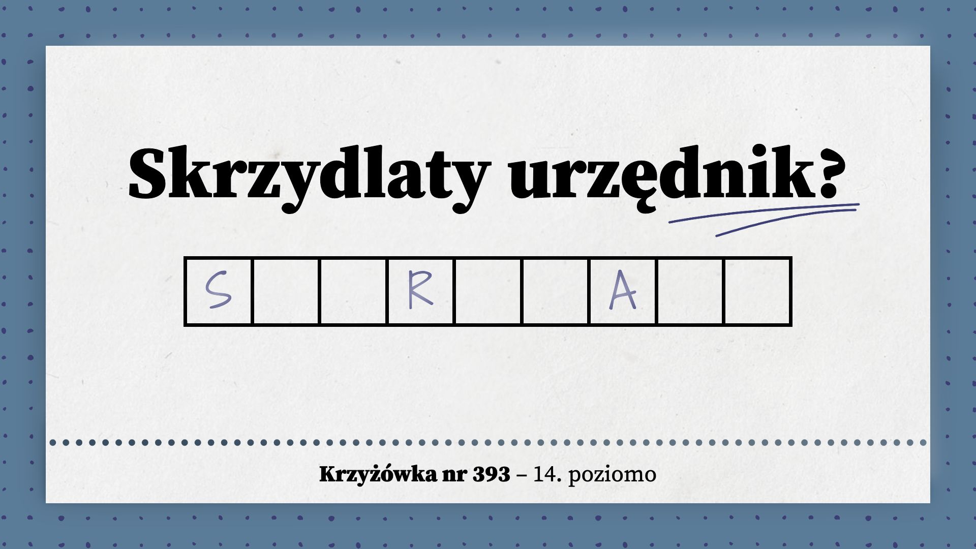 Skrzydlaty urzędnik
